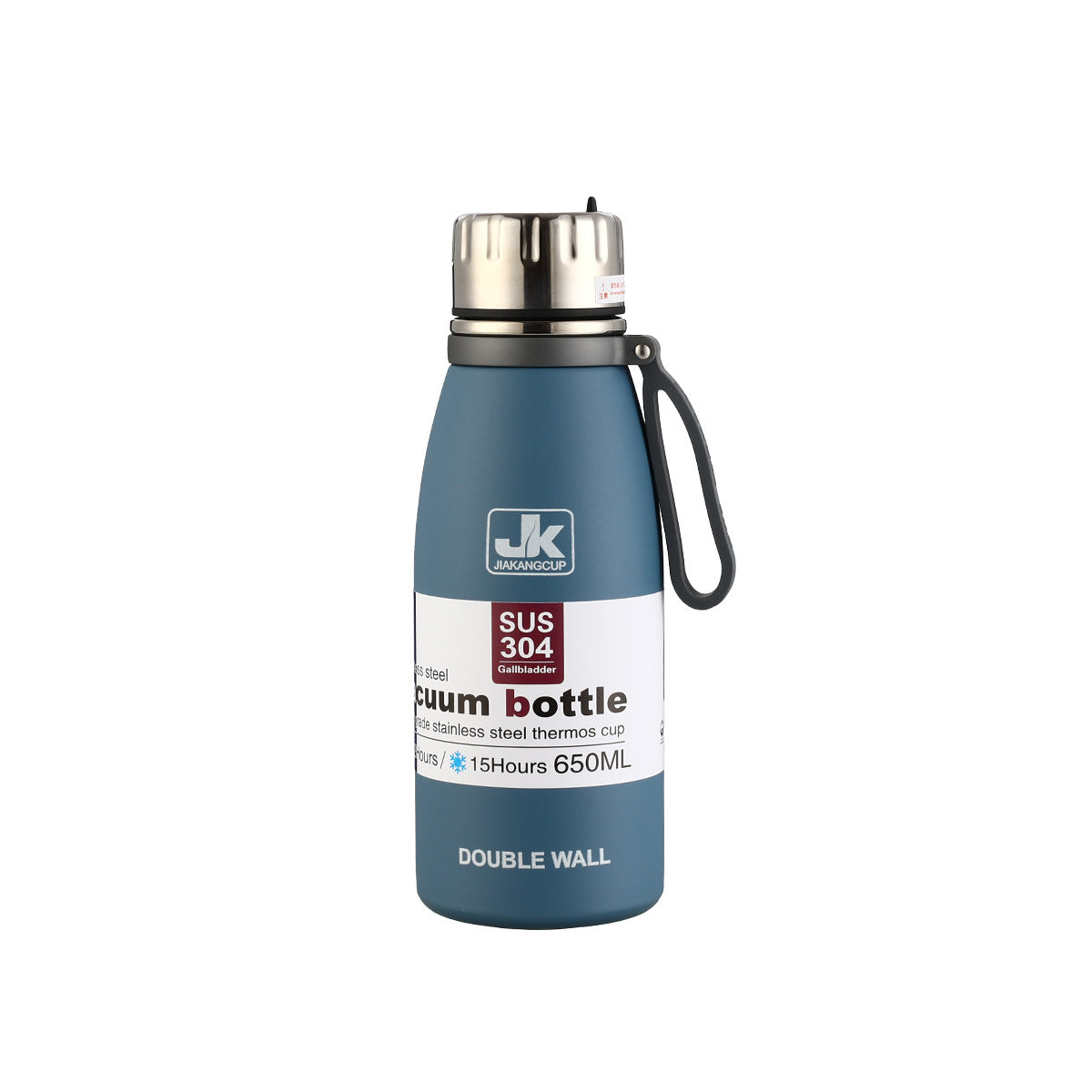 Coke Bottle 304 Stainless Steel Insulated Cup with Strap for Sports and Outdoor Use