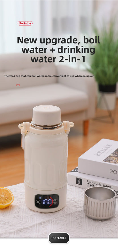 Intelligent Heating Temperature Control Boiling Water 316 Stainless Steel Thermos Cup