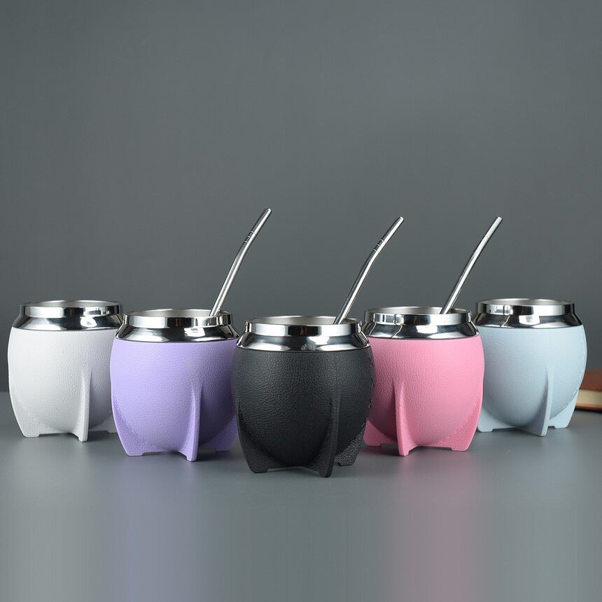 304 Stainless Steel Mada Cup Double Insulated U-Shaped Portable Coffee Cup