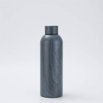 304 Stainless Steel Rubber Paint Small Mouth Bottle Thermos Cup Solid Color Minimalist