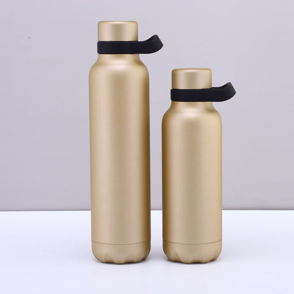 Outdoor Portable 304 Stainless Steel Sports Water Bottle Handheld