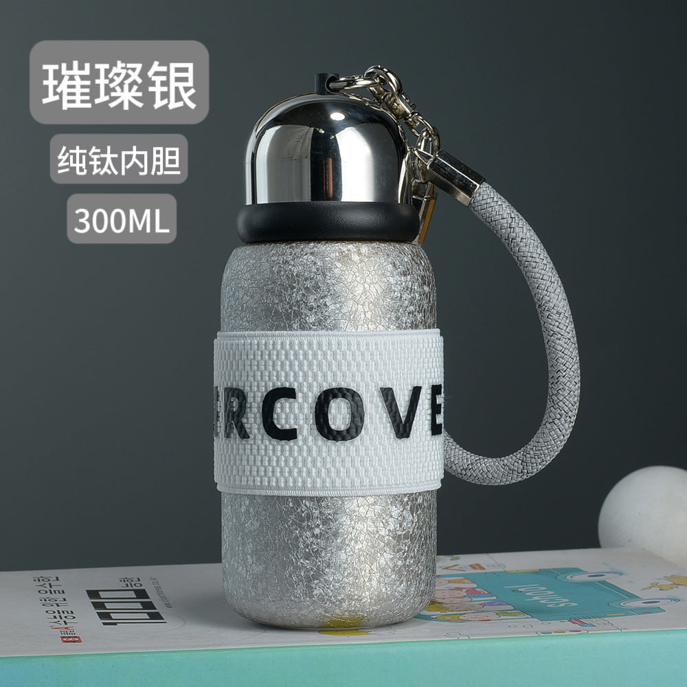Pure Titanium Pocket Thermos Cup Upscale Portable