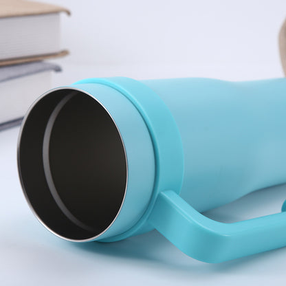 Large Capacity Insulated Cup Stainless Steel Handle 40oz Thermal Insulation Cold Insulation Outdoor Sports Fitness Exercise
