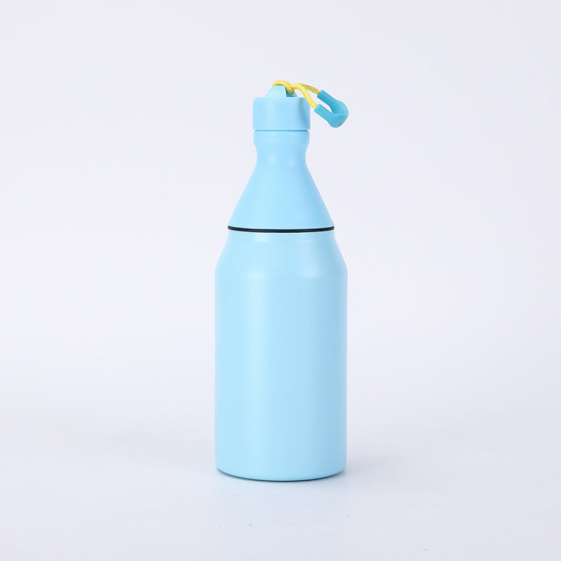 Fashion Small Mouth Bottle Simple Detachable 304 Stainless Steel Insulated Cup Portable with Strap