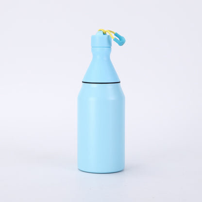 Fashion Small Mouth Bottle Simple Detachable 304 Stainless Steel Insulated Cup Portable with Strap