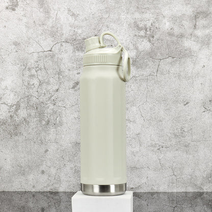 304 Stainless Steel Space Bottle Portable Vacuum Handheld Lid Hiking Bottle Outdoor Cycling Sports Water Bottle