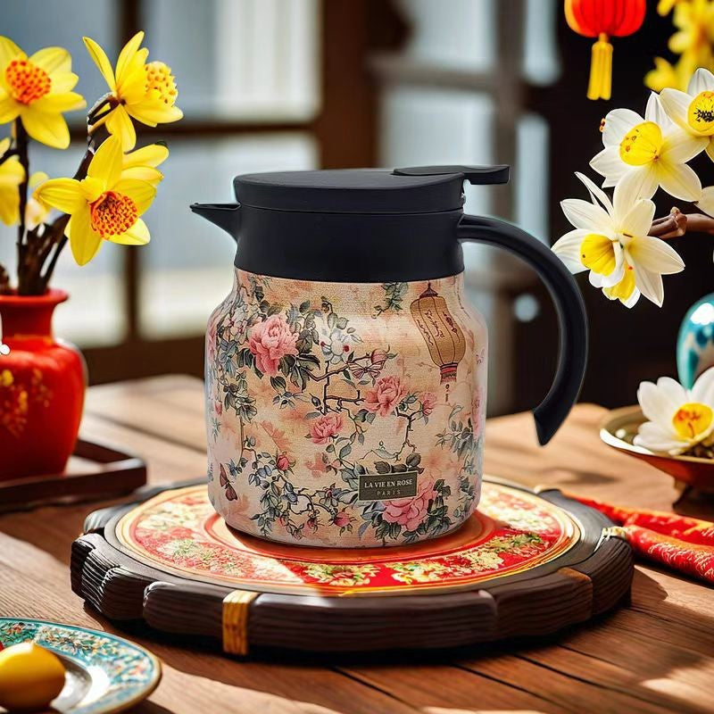 316 Stainless Steel Teapot Coffee Pot Insulated Kettle Gift Holiday Present