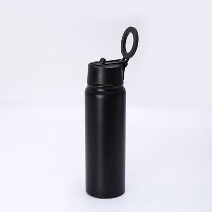 Magnetic Cover Phone Holder 304 Stainless Steel Insulated Cup