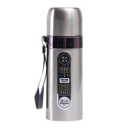 Bullet Insulated Mug 304 Stainless Steel Large Capacity Tea Cup Portable Outdoor Camping Water Cup