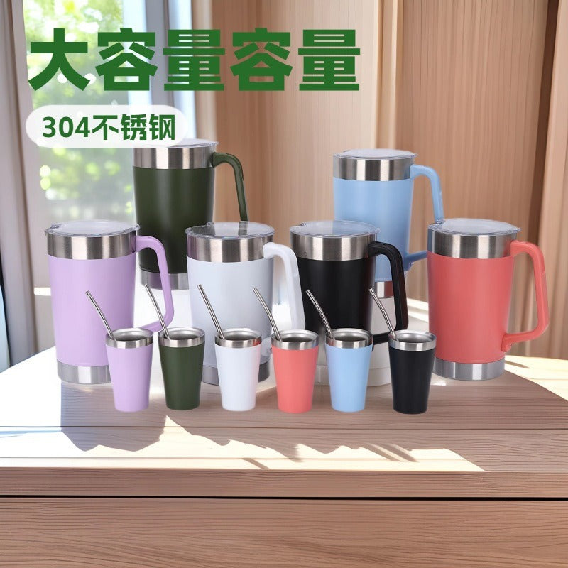 1.9L Large Capacity Durable 304 Stainless Steel Thermos Cup