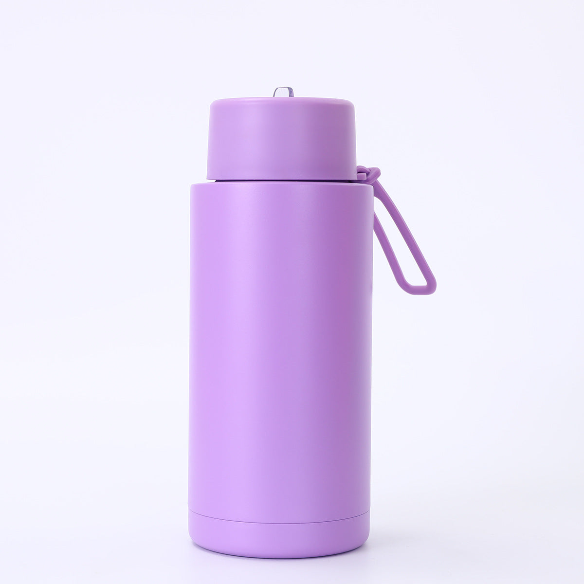 Simple Compact Handheld 304 Stainless Steel Insulated Cup Outdoor Portable Straw Cup
