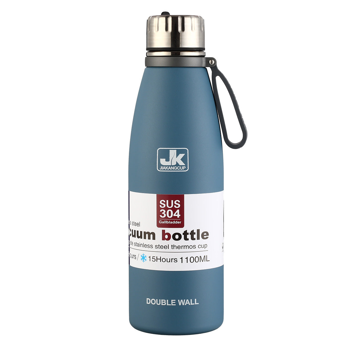Coke Bottle 304 Stainless Steel Insulated Cup with Strap for Sports and Outdoor Use