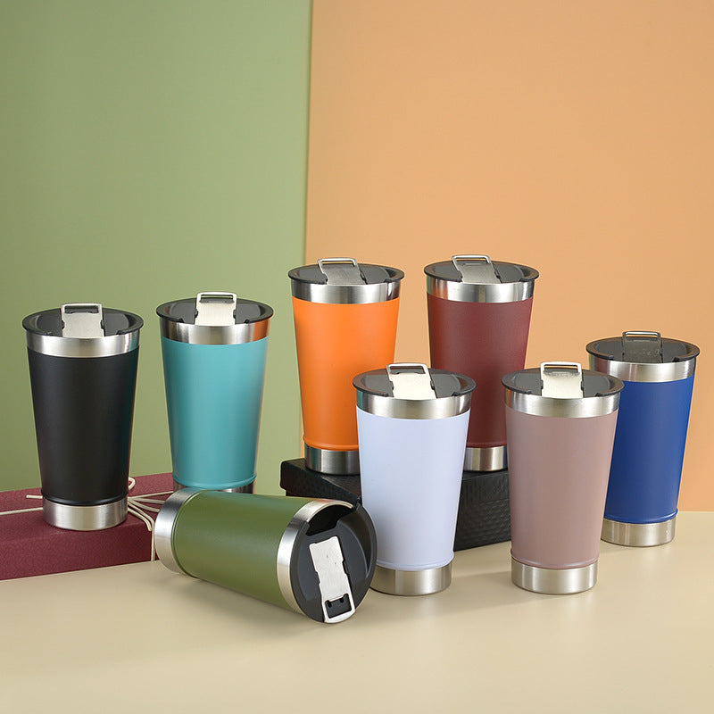 20oz beer mug 304 stainless steel vacuum insulated mug car water mug conical mug