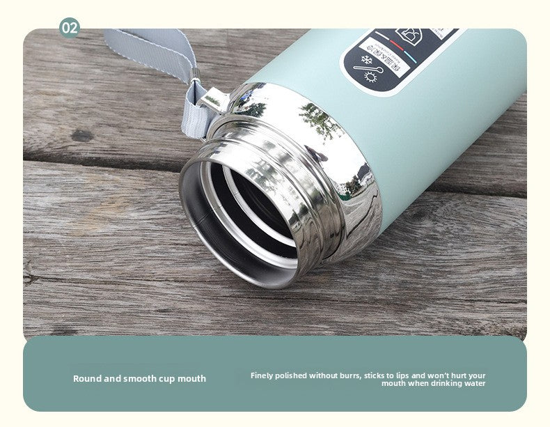 316 Stainless Steel Tea Water Separation Insulation Outdoor Portable Sports Water Bottle
