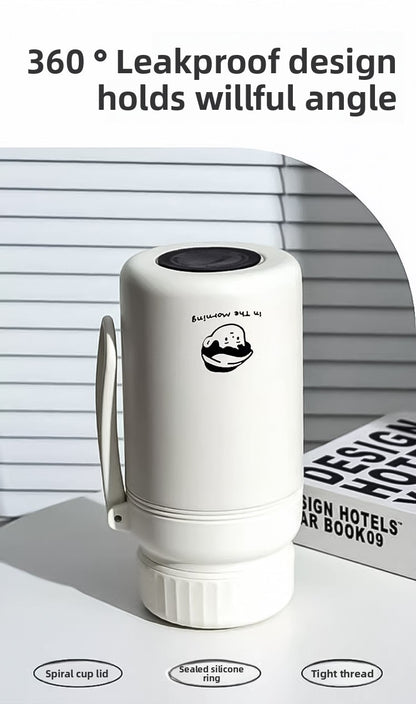 Simple 316 Stainless Steel Vacuum Insulated Cup with Portable Handle