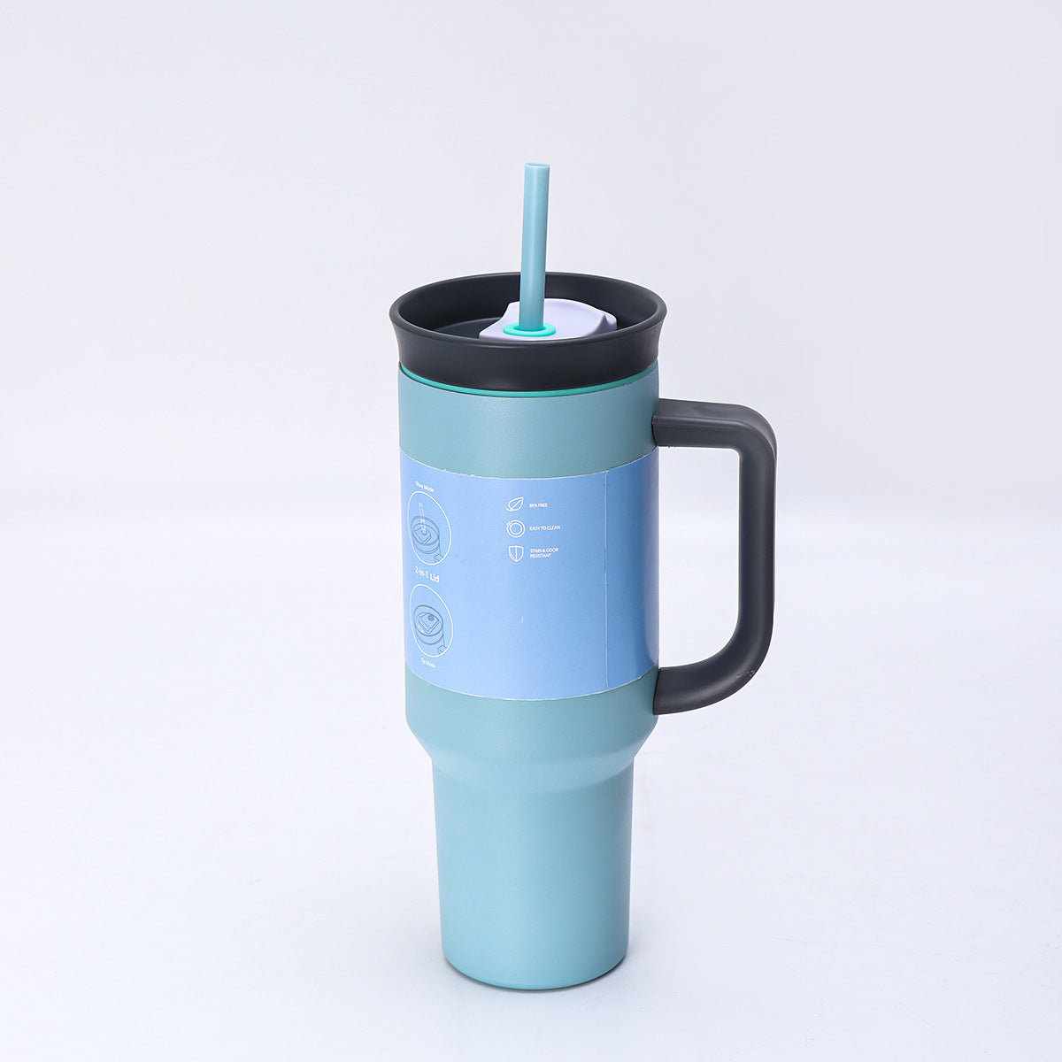 40oz Handle Cup 304 Stainless Steel Suitable for Car Cup Holder