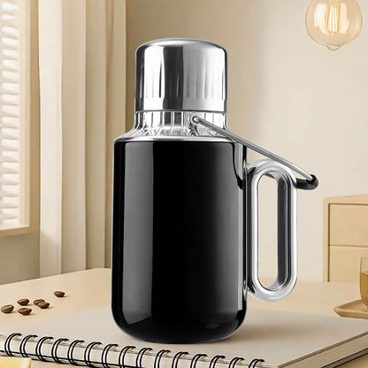 Large Capacity Insulated Tea Pot with Handle Portable Thermal Kettle
