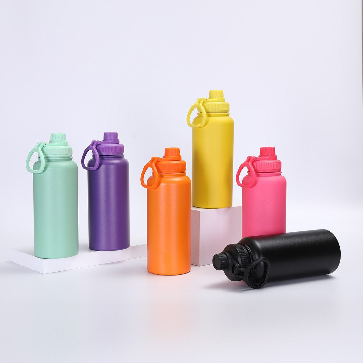 304 Stainless Steel Large Capacity Vacuum Insulated Cup Outdoor Portable Sports Water Cup