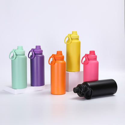 304 Stainless Steel Large Capacity Vacuum Insulated Cup Outdoor Portable Sports Water Cup