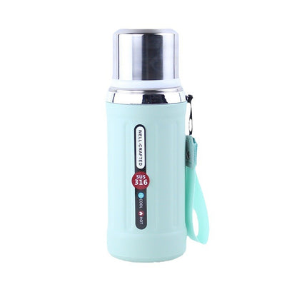 316 Stainless Steel Retro Roman Column Insulated Cup Outdoor Portable Large Capacity Water Cup
