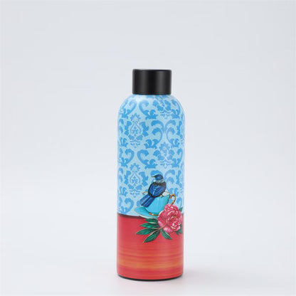 304 Stainless Steel Rubber Paint Small Mouth Bottle Thermos Cup Solid Color Minimalist