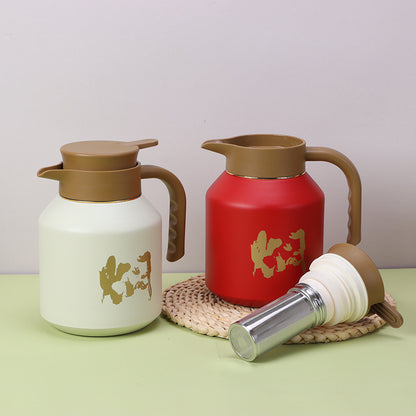 316 Stainless Steel Tea Water Separation Insulation Kettle Coffee Pot