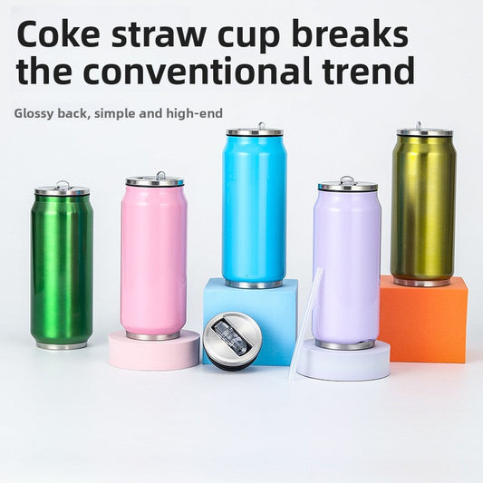 Can Vacuum Insulated Cup Simple Coke Straw Cup