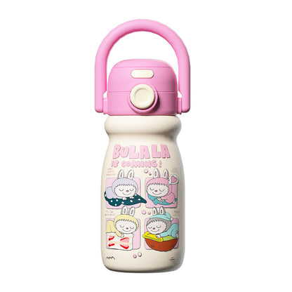 Cartoon Children's Insulated Cup 316 Stainless Steel Double Drinking Cute Portable Tote Bottle