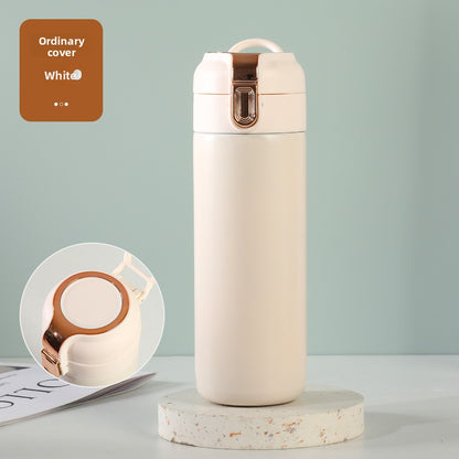 Temperature Display Stainless Steel Double Wall Insulated Cup Engraved Water Cup