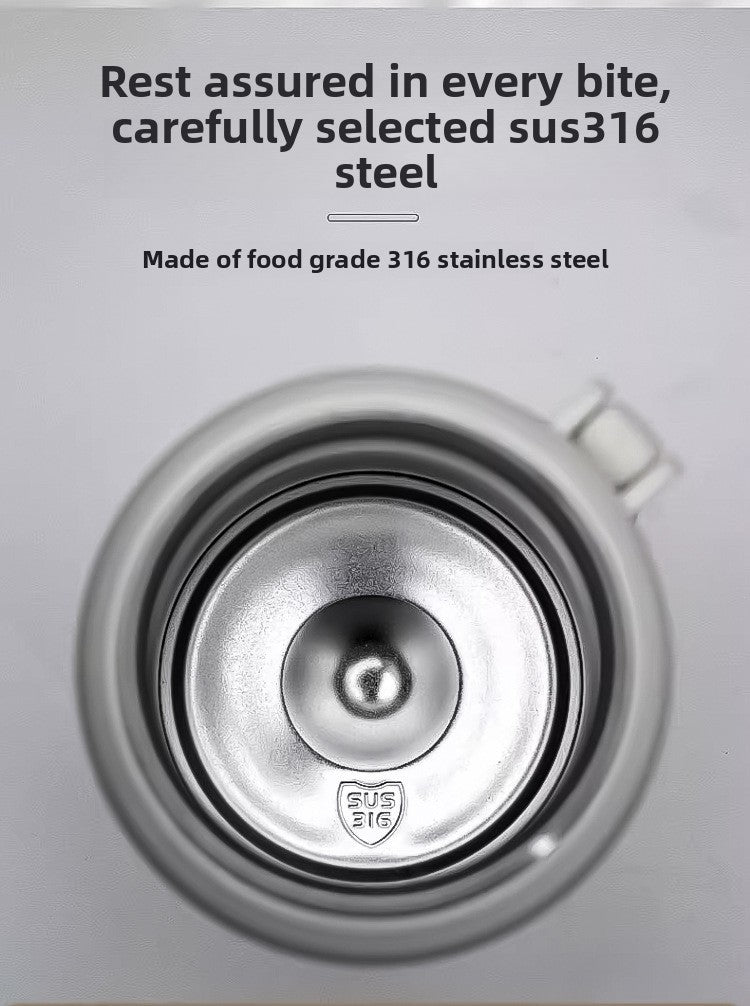 Simple 316 Stainless Steel Vacuum Insulated Cup with Portable Handle