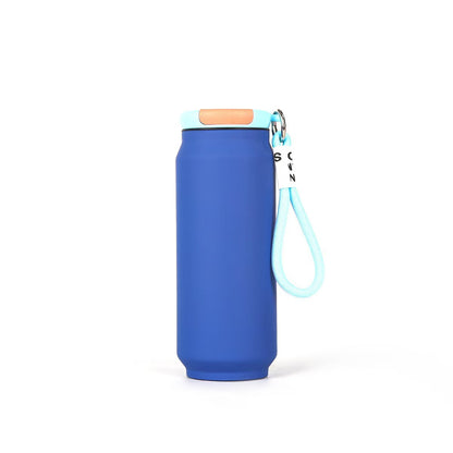 304 Stainless Steel Travel Cup Outdoor Portable Easy-to-Pull Can with Strap