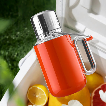 Large Capacity Insulated Tea Pot with Handle Portable Thermal Kettle