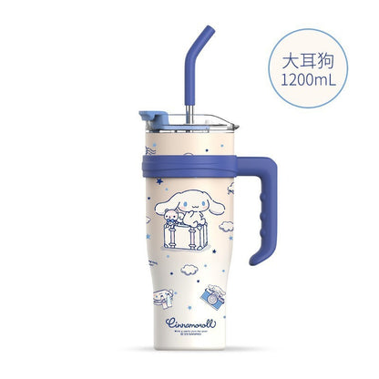 304 Stainless Steel Giant Sanrio Insulated Cup Large Capacity Handle Water Cup