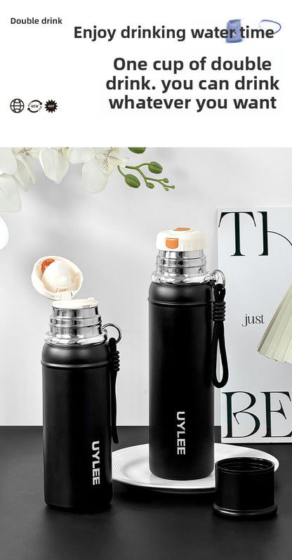Large capacity 316 stainless steel insulated car water bottle