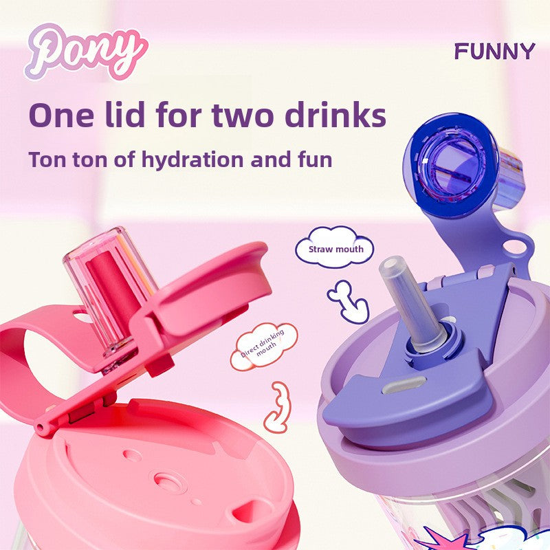 My Little Pony Plastic Cup Portable Cute Handheld Student