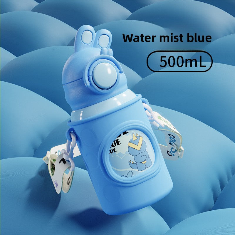 YY Rabbit 316 Stainless Steel Double-Layer Smart Temperature Measurement Water Cup