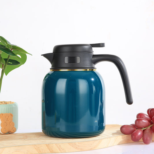 Large Capacity 316 Stainless Steel Tea Brewing Kettle Portable Handle Insulation Kettle