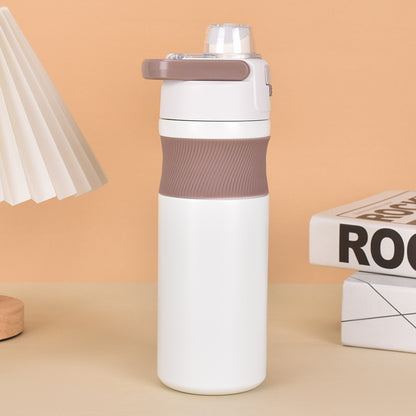 304 Stainless Steel Pop-up Lid Insulated Vacuum Travel Mug Outdoor Portable Handheld