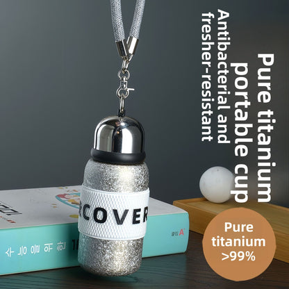 Pure Titanium Pocket Thermos Cup Upscale Portable
