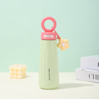 316 Stainless Steel Insulated Cup Creative Petal Portable Sports Handle Cup