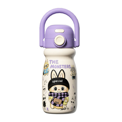 Cartoon Children's Insulated Cup 316 Stainless Steel Double Drinking Cute Portable Tote Bottle