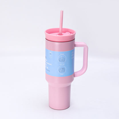 40oz Handle Cup 304 Stainless Steel Suitable for Car Cup Holder