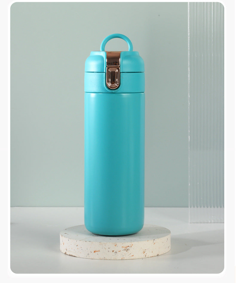 Temperature Display Stainless Steel Double Wall Insulated Cup Engraved Water Cup
