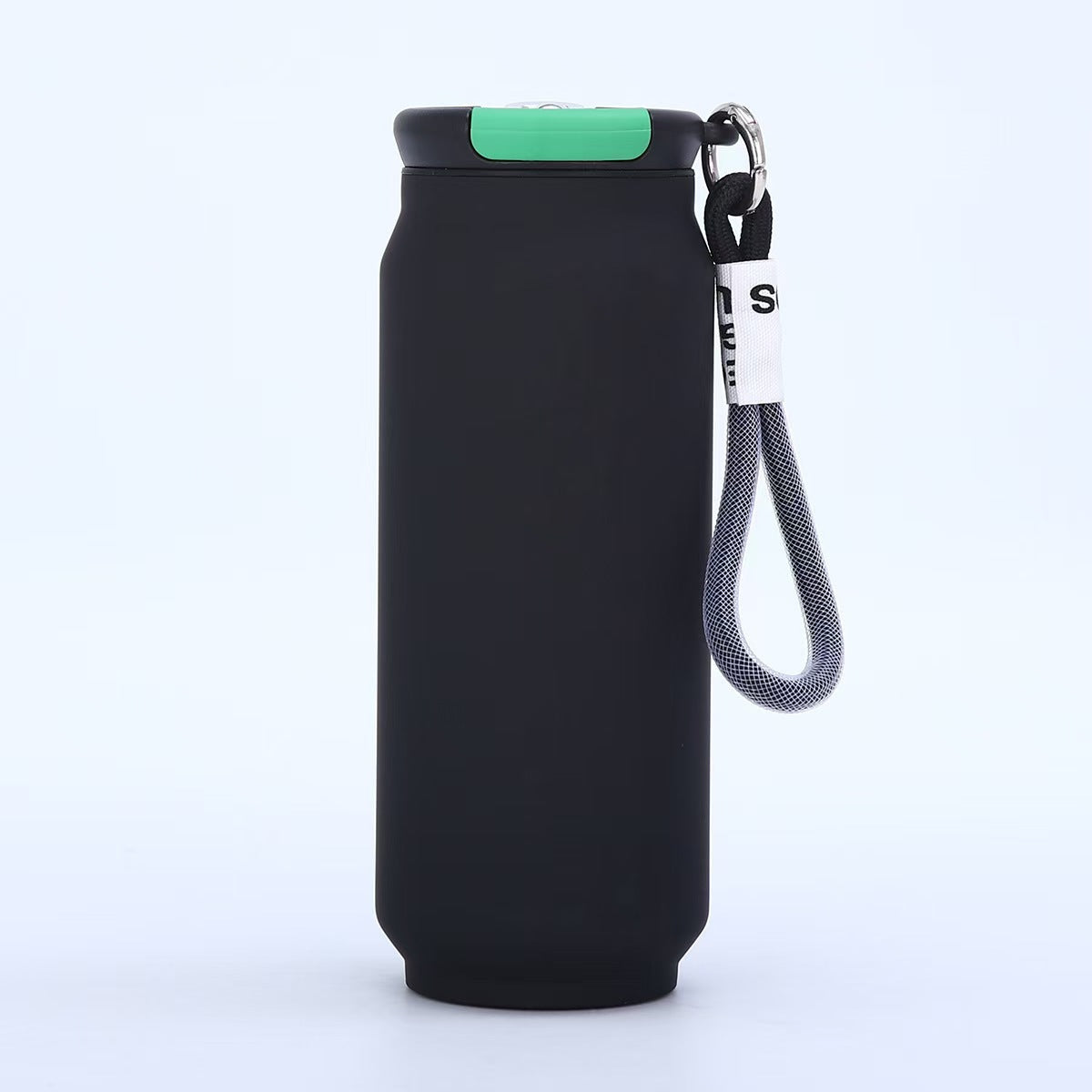 304 Stainless Steel Travel Cup Outdoor Portable Easy-to-Pull Can with Strap