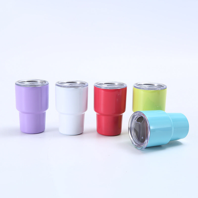 2oz Mini Compact Portable Straw Insulated Cold and Hot Cup
