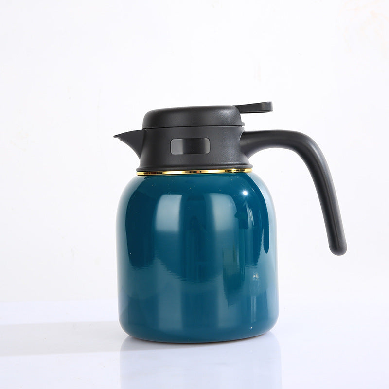 Large Capacity 316 Stainless Steel Tea Brewing Kettle Portable Handle Insulation Kettle
