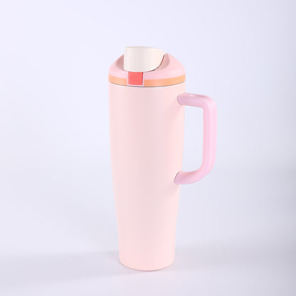 40oz Large Capacity Handle 304 Stainless Steel Insulated Cup Portable