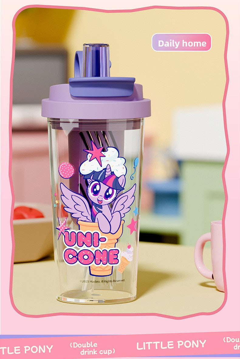 My Little Pony Plastic Cup Portable Cute Handheld Student