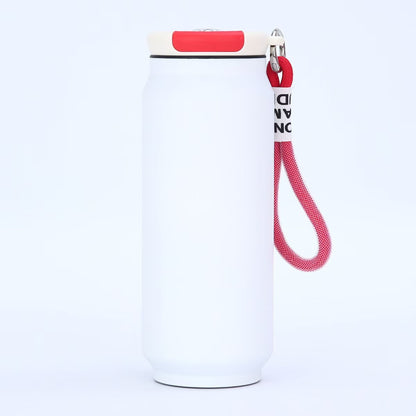 304 Stainless Steel Travel Cup Outdoor Portable Easy-to-Pull Can with Strap