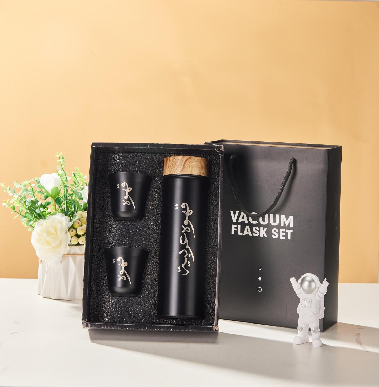Middle Eastern Style Arabic 304 Stainless Steel Insulated Cup Gift Box Set